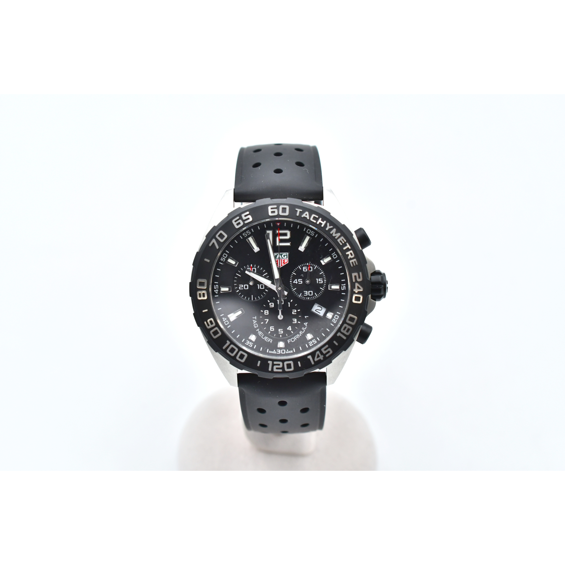 タグホイヤー フォーミュラ1 黒文字盤 SS×ラバー/QZ CAZ1010