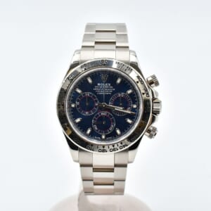ロレックス デイトナ 青文字盤 WG/AT Z番 116509 買取実績【買取日：2025年10月7日】