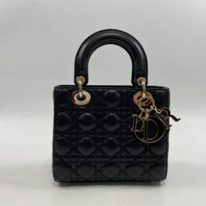 ディオール マイレディディオール スモール カナージュ 黒 レザー GD金具 買取実績【買取日：2025年10月26日】