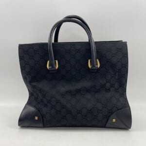 グッチ GGキャンバス トートバッグ 黒 120897 買取実績【買取日：2025年10月21日】
