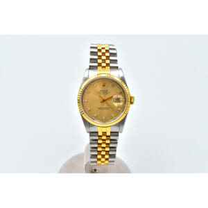 ロレックス デイトジャスト シャンパン文字盤 SS×YG/AT 16233G 買取実績【買取日：2025年9月24日】