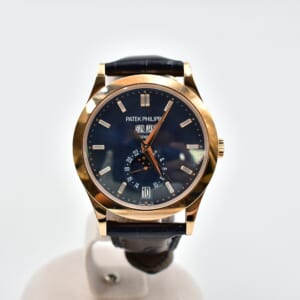 パテック フィリップ コンプリケーション アニュアルカレンダー 青文字盤 RG×革/AT 5396R-015 買取実績【買取日：2025年10月2日】