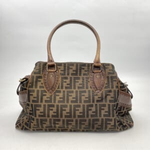 フェンディ ズッカ ハンドバッグ ブラウン キャンバス×レザー 買取実績【買取日：2025年10月26日】