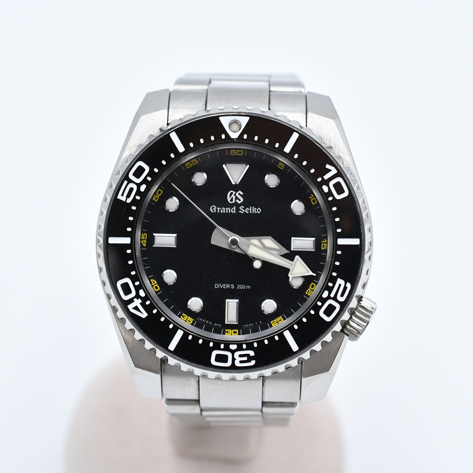 グランドセイコー スポーツコレクション 黒文字盤 SS/QZ Bランク