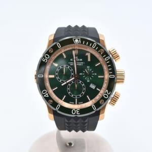 エドックス クロノオフショア1 グリーン文字盤 ラバー/QZ 10221-37RV5-VIR5-S 買取実績【買取日：2025年10月2日】