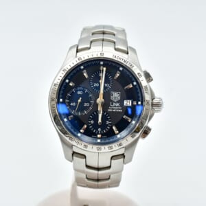 タグホイヤー リンク クロノグラフ 黒文字盤 SS/QZ CT1111-0 買取実績