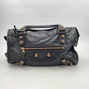 バレンシアガ ザ・ジャイアント シティ 2WAYハンドバッグ レザー 黒 173084 買取実績【買取日：2025年10月26日】