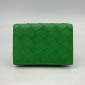 ボッテガヴェネタ イントレチャート 名刺入れ グリーン レザー 買取実績【買取日：2025年10月22日】