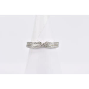 ハリー・ウィンストン トリスト ツ ロウ ダイヤバンドリング Pt950 #11.5 買取実績【買取日：2025年10月17日】