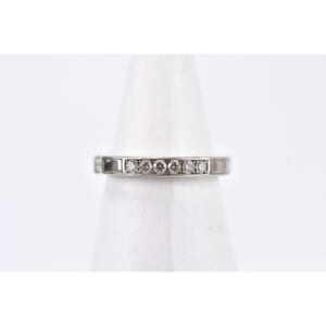 ハリー・ウィンストン トラフィック アクセント ダイヤリング Pt950 ♯9 買取実績【買取日：2025年10月19日】