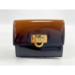 サルヴァトーレ フェラガモ ガンチーニ 2つ折り財布 ブラウングラデーション レザー 220434 763170 買取実績【買取日：2025年10月3日】