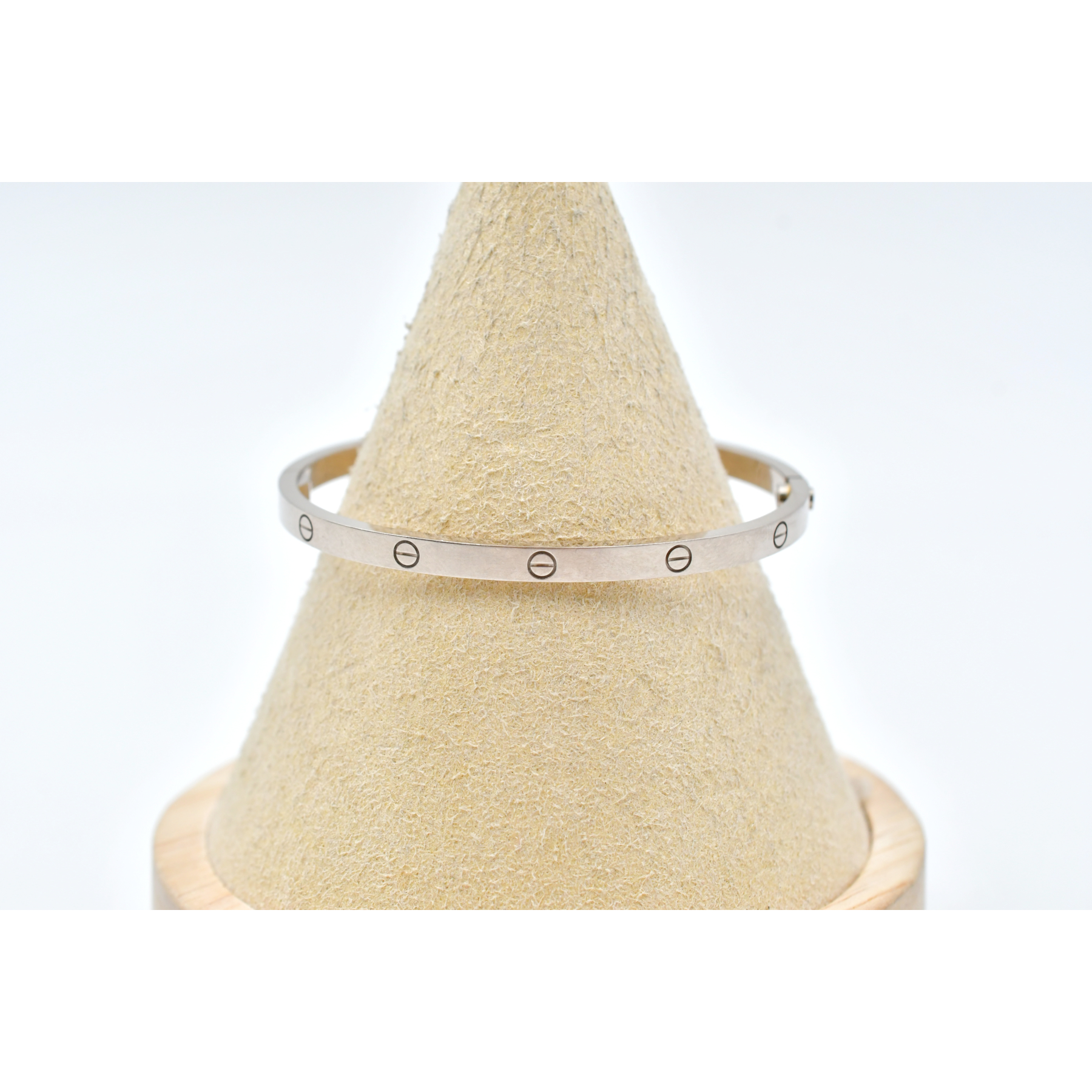 カルティエ ラブブレスSM Au750WG #16 Bランク