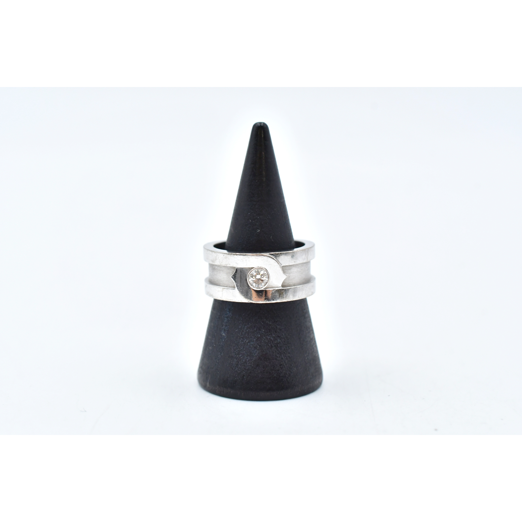 カルティエ ダイヤリング Au750WG #54 Bランク