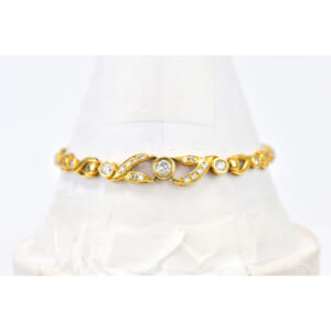 K18 メレダイヤブレスレット D1.001ct 買取実績【買取日：2025年10月7日】