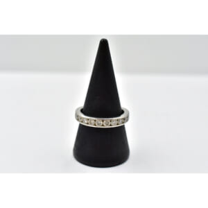 ティファニー ハーフサークル チャネルセッティング ダイヤリング Pt950 #16 買取実績【買取日：2025年10月8日】