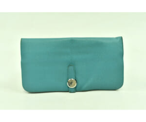 エルメス ドゴンロング 青 トゴ SV金具 □B刻印 買取実績【買取日：2025年10月4日】