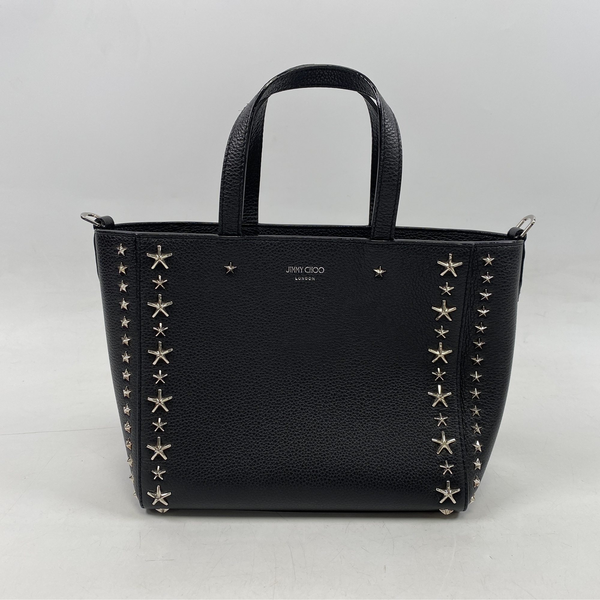 ジミー チュウ スタースタッズ ハンドバッグ 黒 レザー 買取実績【買取