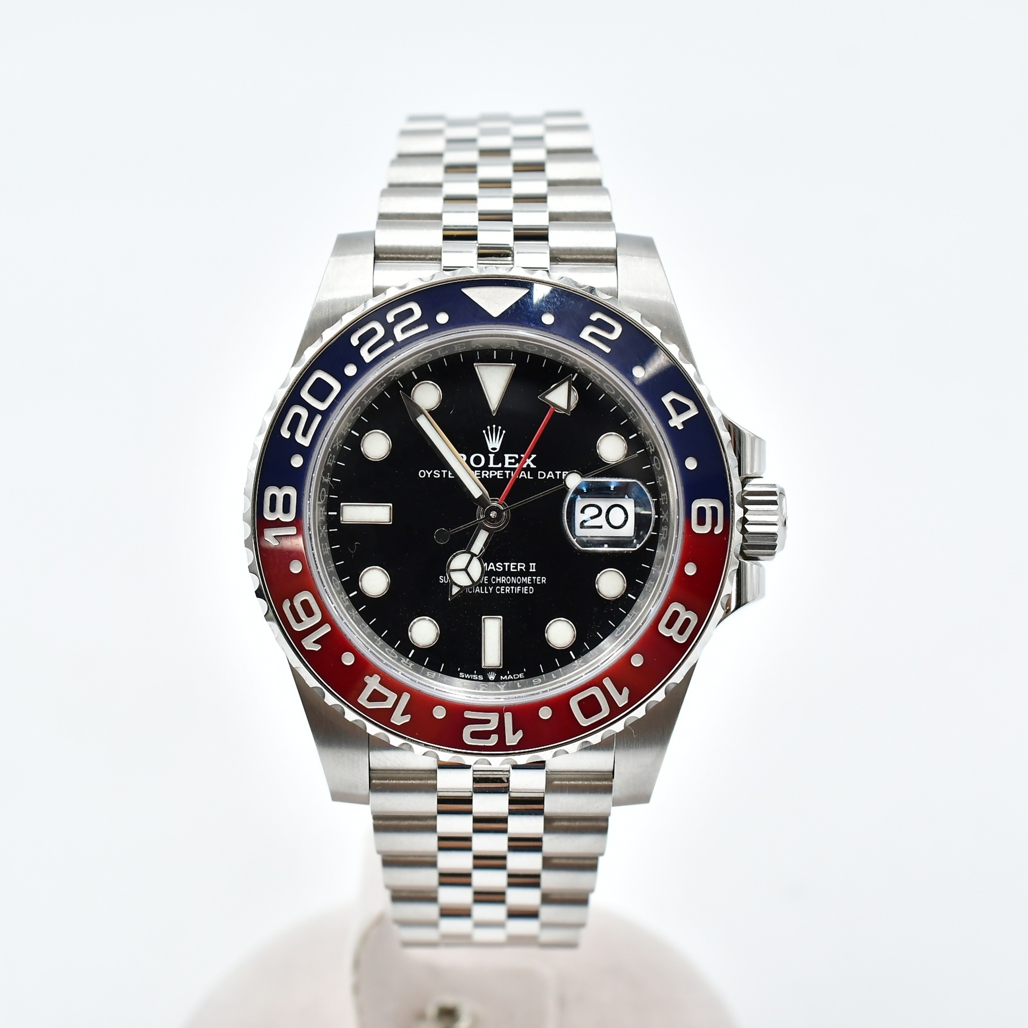 ロレックス GMTマスターⅡ 黒文字盤 SS/AT 126710BLRO ABランク