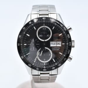 タグホイヤー カレラ クロノグラフ デイデイト キャリバー16 黒文字盤 SS/AT CV201AG.BA0725 買取実績【買取日：2025年10月17日】