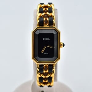 シャネル プルミエールM ブラック文字盤 GP×革/QZ 買取実績【買取日：2025年10月14日】