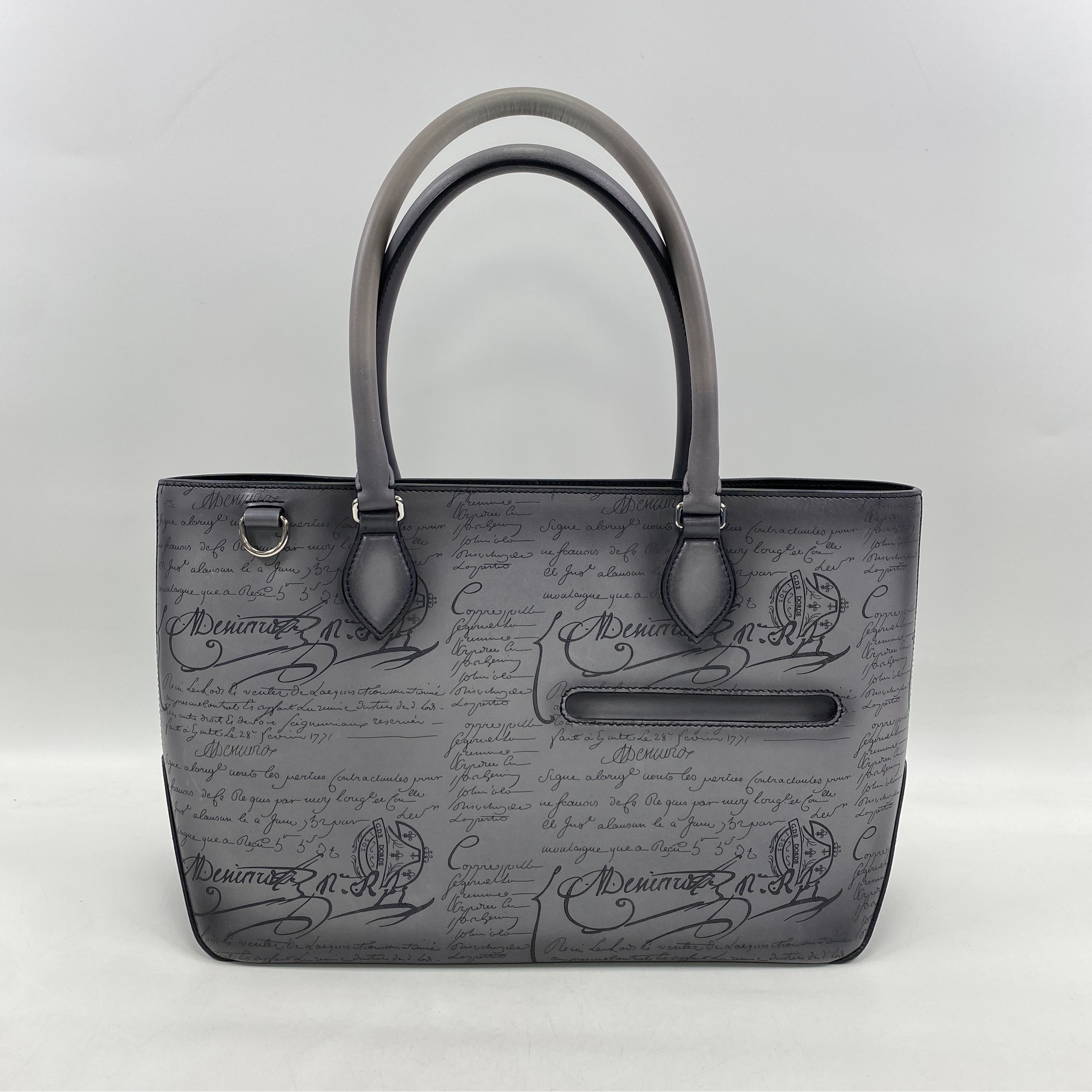 ベルルッティ トゥジュール ミニ ネオ スクリットレザー トートバッグ Bランク