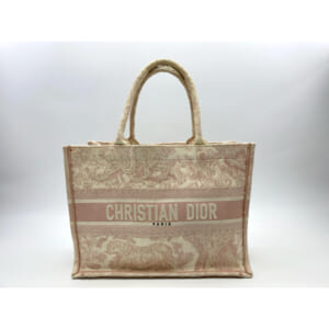 ディオール ブックトート ピンク×白 キャンバス 買取実績【買取日：2025年9月26日】