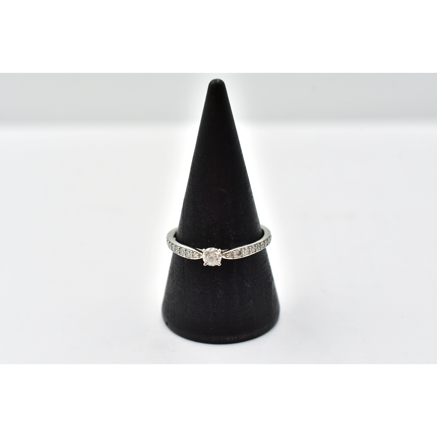 ティファニー ハーモニーダイヤリング Pt950 0.18ct #15 Bランク