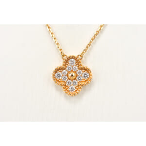 ヴァンクリーフ＆アーペル ヴィンテージアルハンブラ パヴェダイヤ ネックレス Au750 買取実績【買取日：2025年10月1日】