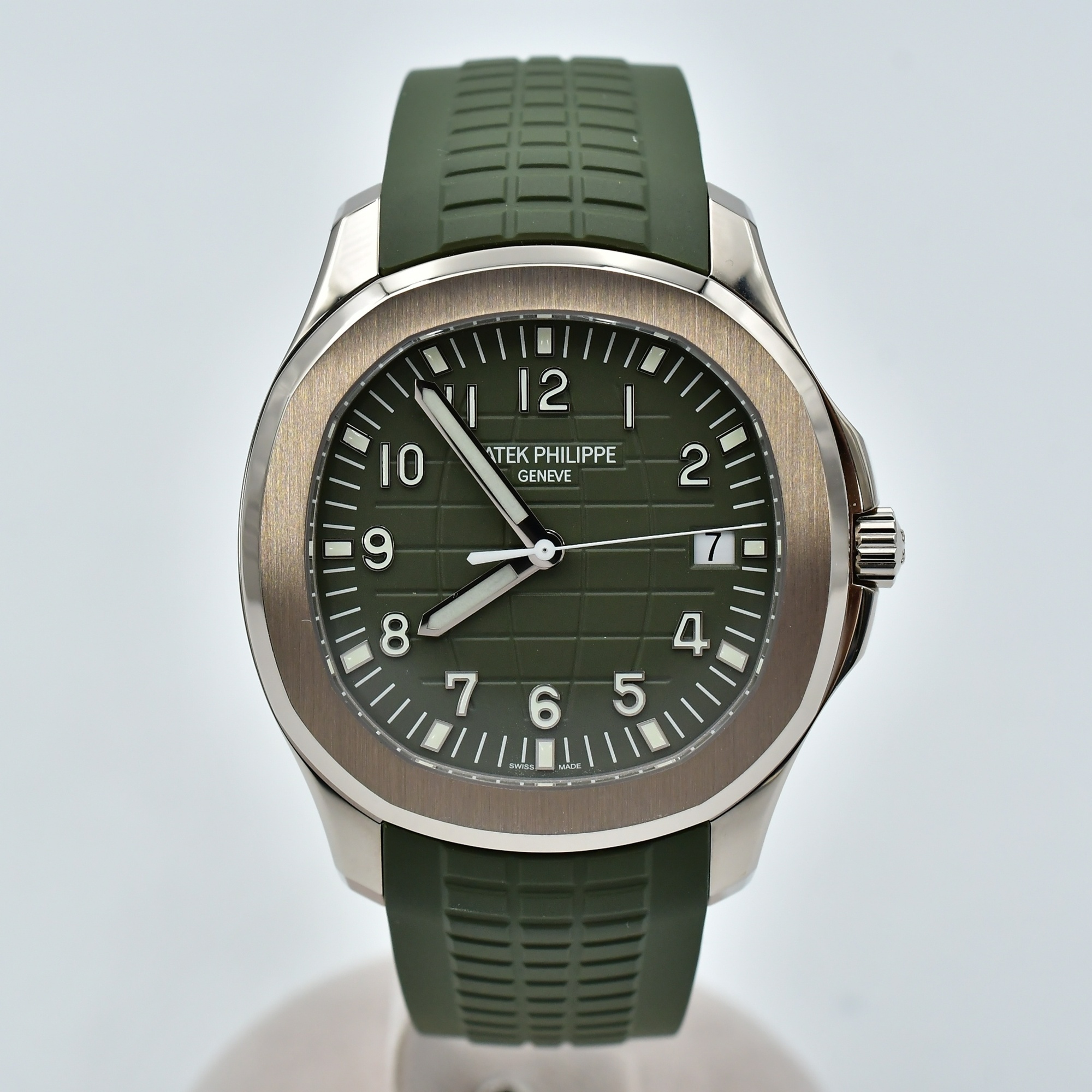 パテック フィリップ アクアノート グリーン文字盤 WG×ラバー/AT Sランク