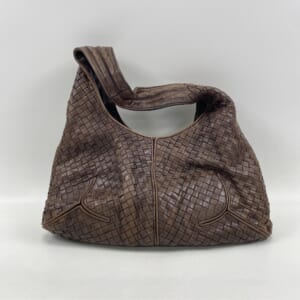 ボッテガヴェネタ イントレチャート ワンショルダーバッグ ブラウン レザー 145552 買取実績【買取日：2025年10月19日】