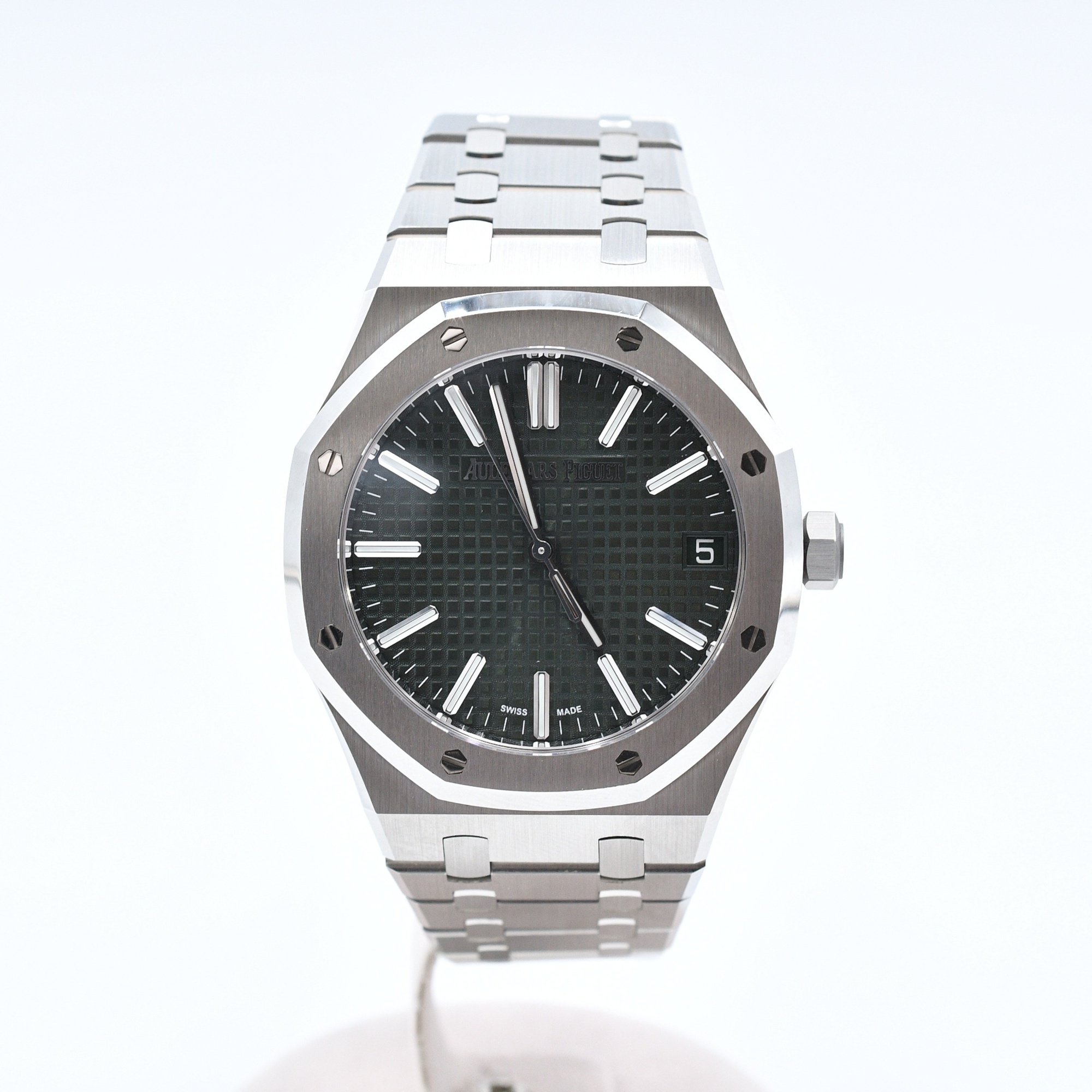 オーデマ ピゲ ロイヤルオーク カーキグリーン文字盤 SS/AT ABランク