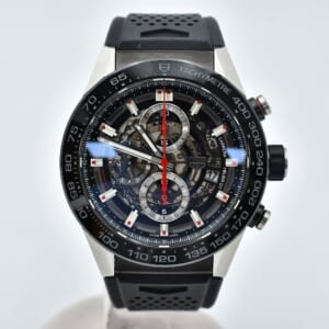 タグホイヤー カレラ キャリバー SS×セラミック×ラバー/AT CAR201V.FT6046 買取実績【買取日：2025年10月18日】