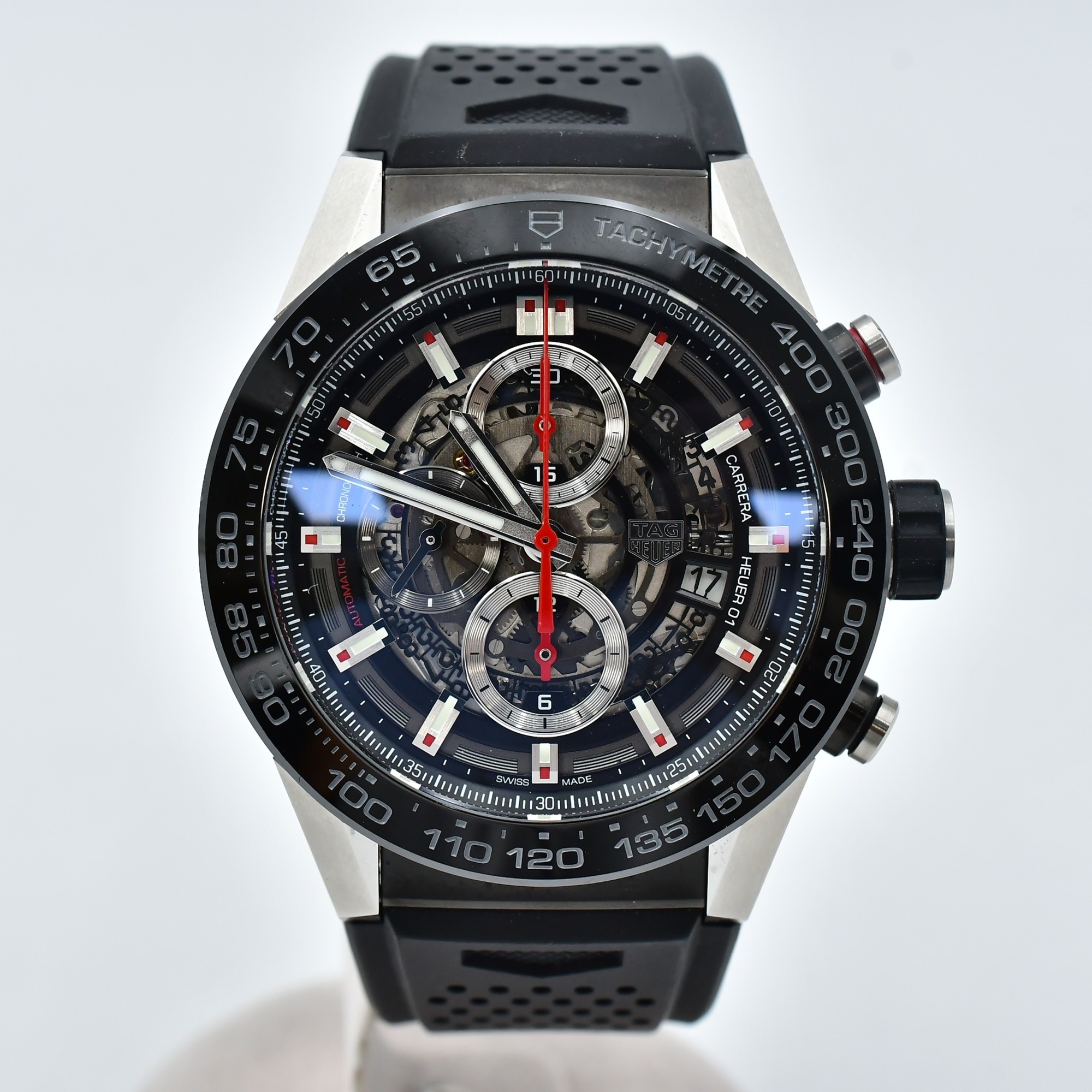 タグホイヤー カレラ キャリバー SS×セラミック×ラバー/AT Bランク