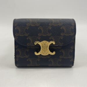 セリーヌ トリオンフ コンパクトウォレット 三つ折り財布 ブラウン レザー 買取実績【買取日：2025年10月26日】