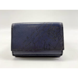 ベルルッティ アカジュ スクリット コンパクト ウォレット ブルー レザー 買取実績【買取日：2025年10月17日】