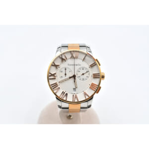 ティファニー トラス ドーム クロノグラフ シルバー文字盤 SS×YG/AT 32887015 買取実績【買取日：2025年9月24日】