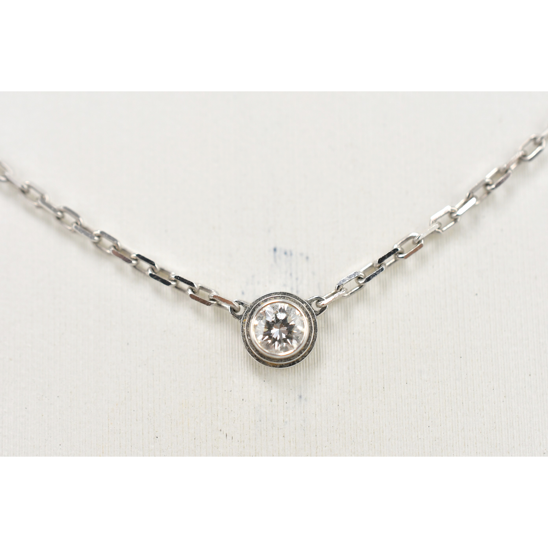 カルティエ ダムールSM WGネックレス ABランク