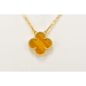 ヴァンクリーフ＆アーペル ヴィンテージ タイガーアイ 750 ネックレス 買取実績【買取日：2025年10月2日】