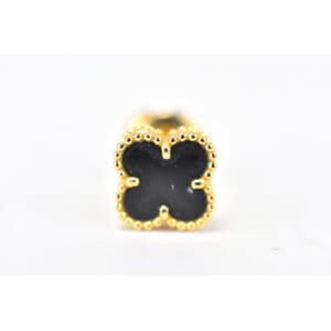 ヴァンクリーフ＆アーペル スウィート アルハンブラ ピアス オニキス Au750YG VCARA44900 買取実績【買取日：2025年10月4日】