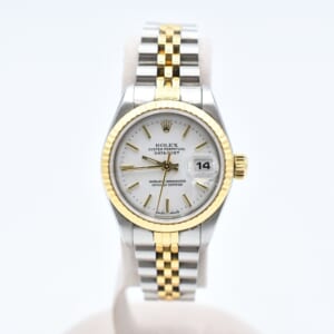 ロレックス デイトジャスト ホワイト文字盤 SS×YG/AT 69173 買取実績【買取日：2025年10月8日】