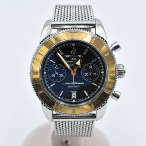 ブライトリング スーパーオーシャン ヘリテージ クロノグラフ 黒文字盤 SS×PG/AT U23370 買取実績【買取日：2025年10月4日】
