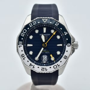 タグホイヤー アクアレーサー プロフェッショナル 300 キャリバー7 GMT ブルー文字盤 SS×ラバー/AT WBP2010.FT6198 買取実績【買取日：2025年10月19日】