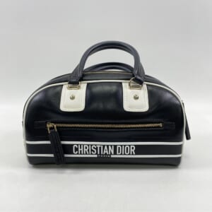 ディオール ヴァイブ ボウリングバッグ レザー ブラック×ホワイト 買取実績【買取日：2025年10月21日】
