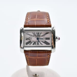 カルティエ タンク ディヴァン ミニ シェル文字盤 SS/QZ W6301455 買取実績【買取日：2025年10月23日】