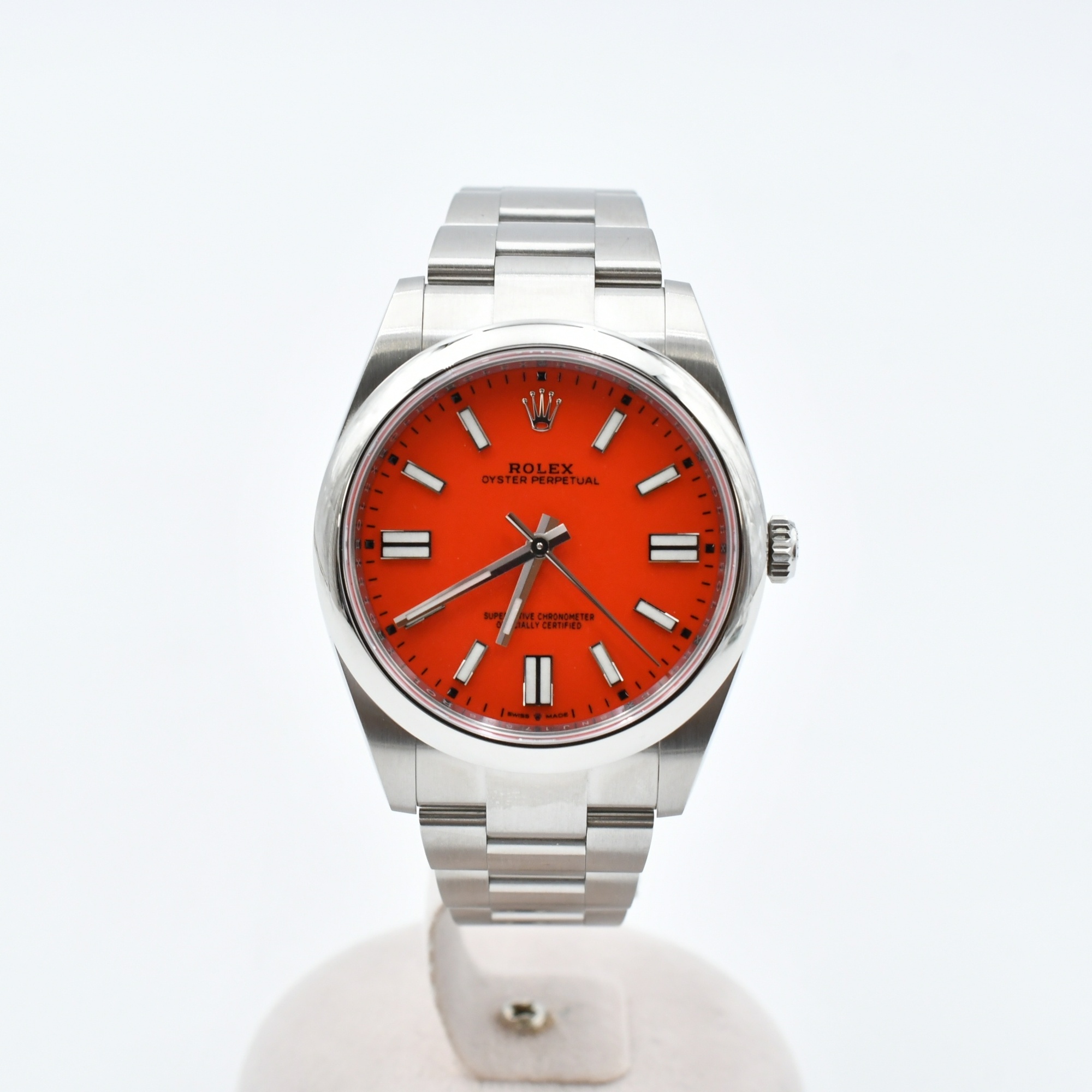 ロレックス オイスターパーペチュアル 文字盤 SS/AT Sランク