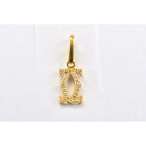 カルティエ 2C メレダイヤ ネックレスチャーム K18YG 買取実績【買取日：2025年10月14日】