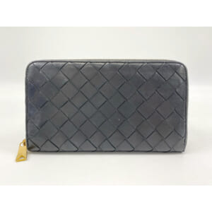 ボッテガヴェネタ イントレチャート ラウンドファスナー 長財布 黒 レザー 買取実績【買取日：2025年10月15日】