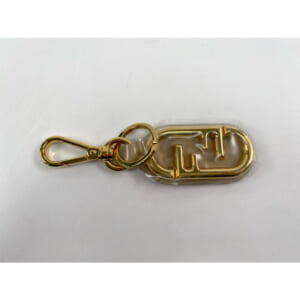 フェンディ オーロック キーリング ゴールド×ベージュ レザー×メタル 7AS174 買取実績【買取日：2025年10月7日】