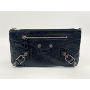 バレンシアガ ルカゴール ポーチ 黒 レザー 720040 買取実績【買取日：2025年10月11日】