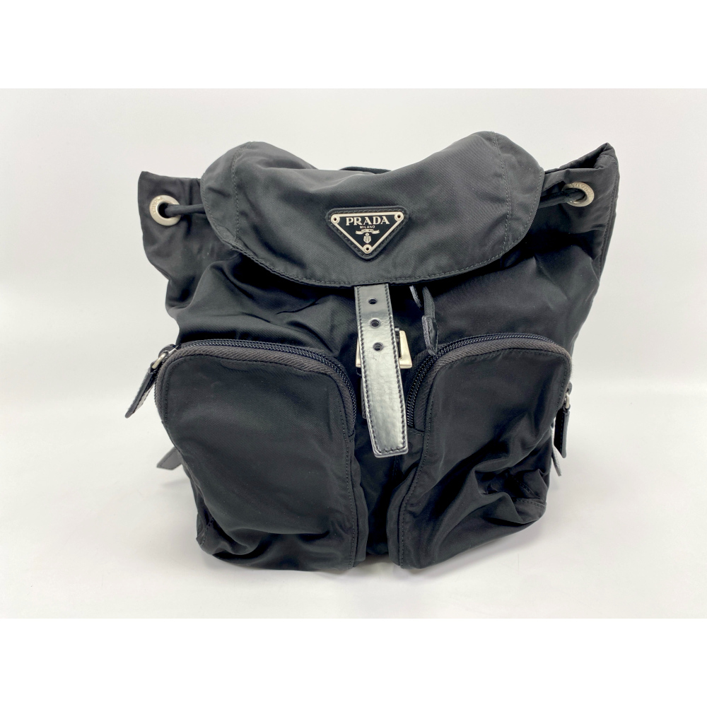 プラダ バッグパック 黒 ナイロン B5885 Bランク